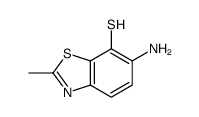 6-Amino-2-methyl-1,3-benzothiazole-7-thiol结构式