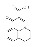 1-氧代-6,7-二氢-1H,5H-吡啶并[3,2,1-ij]喹啉-2-羧酸结构式