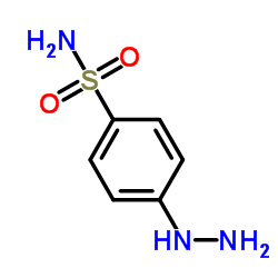 4-Hydrazinobenzenesulfonamide Structure