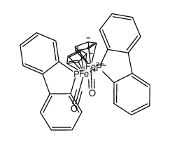 [(μ2-dibenzophospholyl)2Fe2Cp2(CO)2] Structure