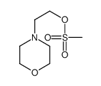 2-(4-Morpholinyl)ethyl methanesulfonate Structure