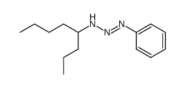 (E)-3-(octan-4-yl)-1-phenyltriaz-1-ene结构式