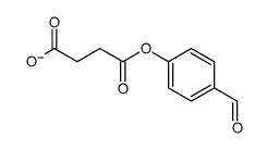 4-(4-formylphenoxy)-4-oxobutanoate Structure