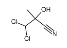 β,β-dichloro-α-hydroxy-isobutyronitrile结构式