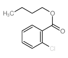 Benzoic acid,2-chloro-, butyl ester结构式