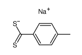 sodium 4-(methyl)dithiobenzoate结构式