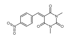 1,3-dimethyl-5-(4-nitrobenzylidene)-2,4,6(1H,3H,5H)pyrimidinetrione结构式