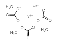 yttrium(3+),tricarbonate,trihydrate Structure