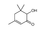 6-HYDROXY-3,5,5-TRIMETHYL-2-CYCLOHEXEN-1-ONE Structure