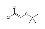 2-(2,2-dichloroethenylsulfanyl)-2-methylpropane Structure