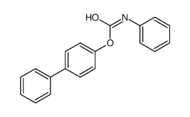 (4-phenylphenyl) N-phenylcarbamate Structure