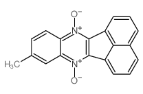 9-methyl-7-oxidoacenaphthyleno[2,1-b]quinoxalin-12-ium 12-oxide结构式