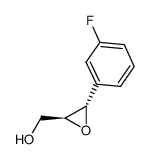 (2S,3S)-3-(3-fluorophenyl)-2-(hydroxymethyl)oxirane结构式