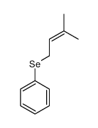 3-methylbut-2-enylselanylbenzene Structure