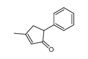 (3-methyl-5-phenyl)-2-cyclopentenone结构式