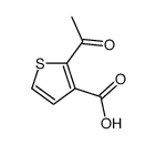 2-acetylthiophene-3-carboxylic acid结构式