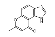 Pyrano[3,2-e]benzimidazol-9(1H)-one, 7-methyl- (9CI) structure