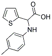 THIOPHEN-2-YL-P-TOLYLAMINO-ACETIC ACID Structure