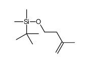 tert-butyl-dimethyl-(3-methylbut-3-enoxy)silane Structure