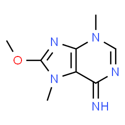 6H-Purin-6-imine,3,7-dihydro-8-methoxy-3,7-dimethyl-(9CI)结构式