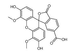 4',5'-dimethoxy-6-carboxyfluorescein结构式