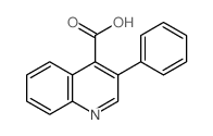 3-phenylquinoline-4-carboxylic acid结构式