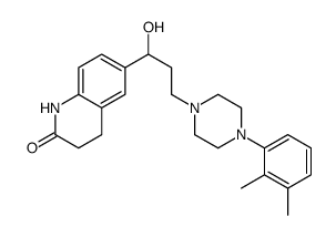 6-[3-[4-(2,3-dimethylphenyl)piperazin-1-yl]-1-hydroxypropyl]-3,4-dihydro-1H-quinolin-2-one Structure