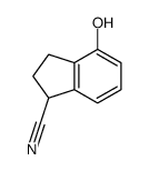 4-hydroxy-2,3-dihydro-1H-indene-1-carbonitrile Structure