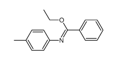 N-(α-ethoxybenzylidene)-p-methylaniline结构式