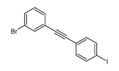 1-bromo-3-[2-(4-iodophenyl)ethynyl]benzene Structure