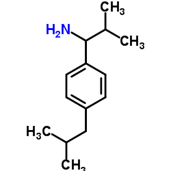 1-(4-ISOBUTYLPHENYL)-2-METHYLPROPAN-1-AMINE Structure