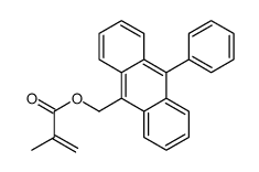 (10-phenylanthracen-9-yl)methyl 2-methylprop-2-enoate结构式