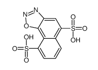 naphth[2,1-d]-1,2,3-oxadiazole-5,9-disulphonic acid结构式