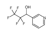 2,2,3,3,3-PENTAFLUORO-1-PYRIDIN-3-YL-PROPANOL structure