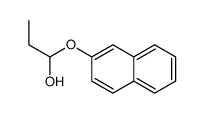 1-naphthalen-2-yloxypropan-1-ol Structure