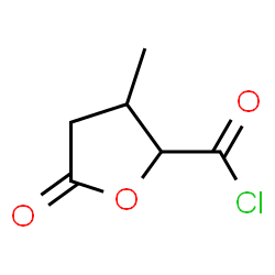 Butyric acid, 4-(chloroformyl)-4-hydroxy-3-methyl-, gamma-lactone (7CI) Structure