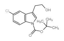 N-BOC-5-CHLOROTRYPTOPHOL结构式