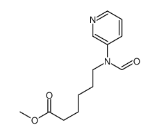 methyl 6-[formyl(pyridin-3-yl)amino]hexanoate Structure