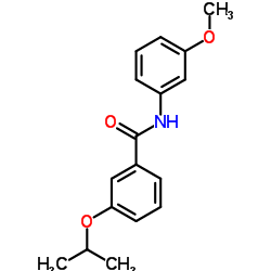 3-Isopropoxy-N-(3-methoxyphenyl)benzamide Structure