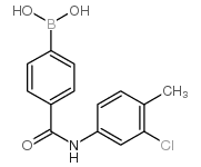 (4-((3-CHLORO-4-METHYLPHENYL)CARBAMOYL)PHENYL)BORONIC ACID picture