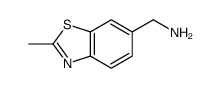 (2-methyl-1,3-benzothiazol-6-yl)methanamine结构式