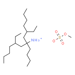 butylbis(2-ethylhexyl)methylammonium methyl sulphate结构式