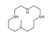 11-methyl-1,4,7,11-tetrazacyclotetradecane结构式