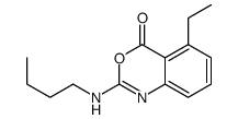 2-(butylamino)-5-ethyl-3,1-benzoxazin-4-one Structure