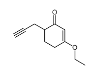 3-ethoxy-6-(prop-2-yn-1-yl)cyclohex-2-enone结构式