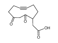 (8,10-Dioxo-4-cyclodecin-1-yl)essigsaeure Structure