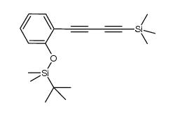 2-(4-trimethylsilyl-1,3-butadiyn-1-yl)-(tert-butyldimethylsilyl)oxybenzene Structure