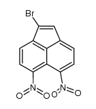 1-bromo-5,6-dinitroacenaphthylene结构式