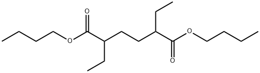 Hexanedioic acid, 2,5-diethyl-, 1,6-dibutyl ester结构式