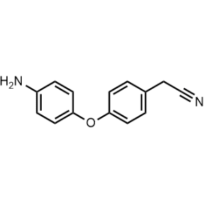 2-(4-(4-氨基苯氧基)苯基)乙腈结构式